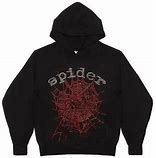 rhinestone spider hoodie